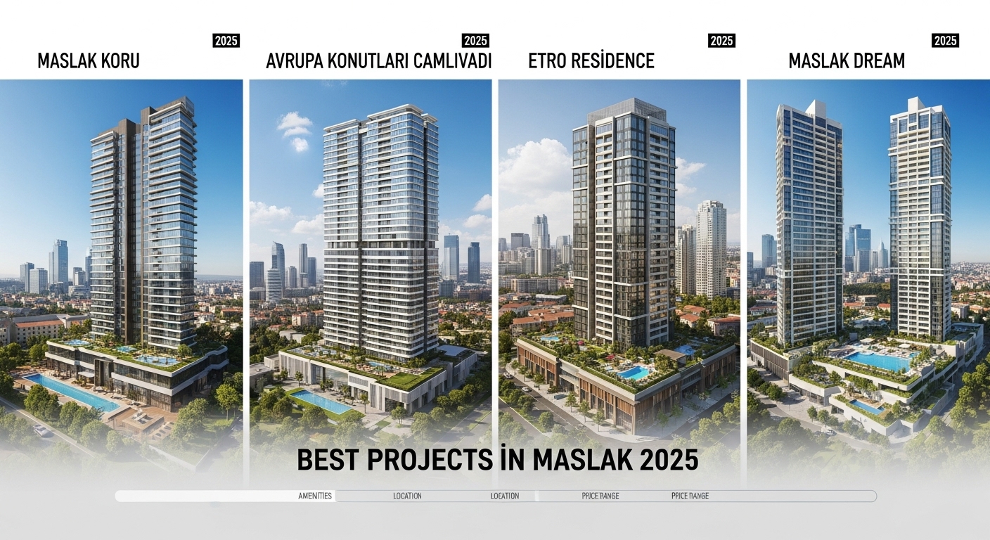 Top Real Estate Projects in Maslak Compared: 2026 Guide